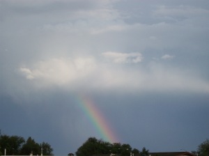 Rainbow over Fort Collins, Colorado 8/14/08